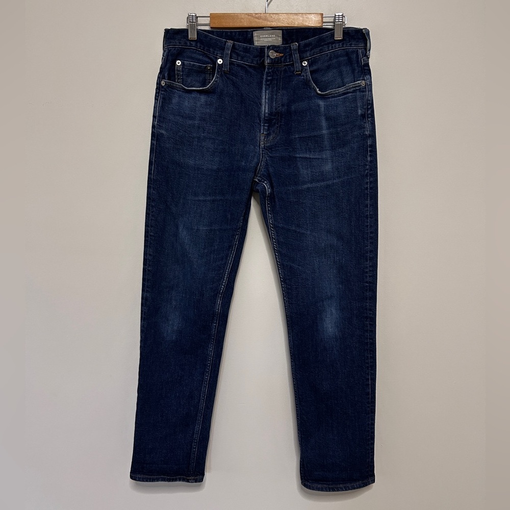 Everlane Men's Selvedge Jeans Straight Fit 32x32 Denim 100% Organic Cotton
